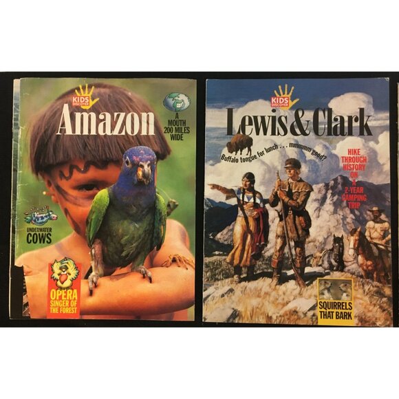 Kids Discover Magazine Lot of 6 Amazon Lewis and Clark Da Vinci Galaxies - Picture 2 of 7